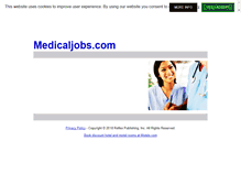 Tablet Screenshot of medicaljobs.com