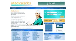 Desktop Screenshot of medicaljobs.co.uk