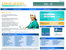 Tablet Screenshot of medicaljobs.co.uk
